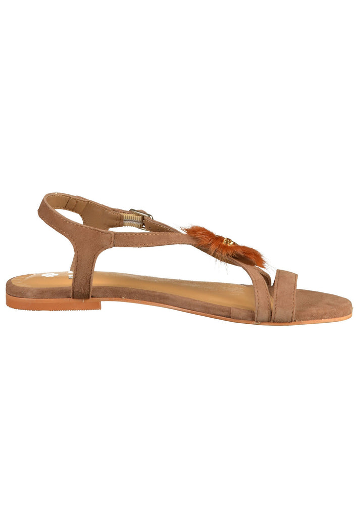 ILC Sandalen Veloursleder Taupe - surf4shoes