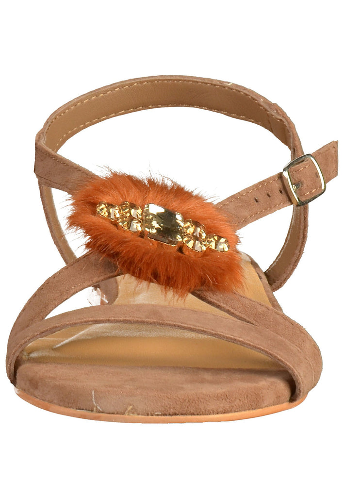 ILC Sandalen Veloursleder Taupe - surf4shoes