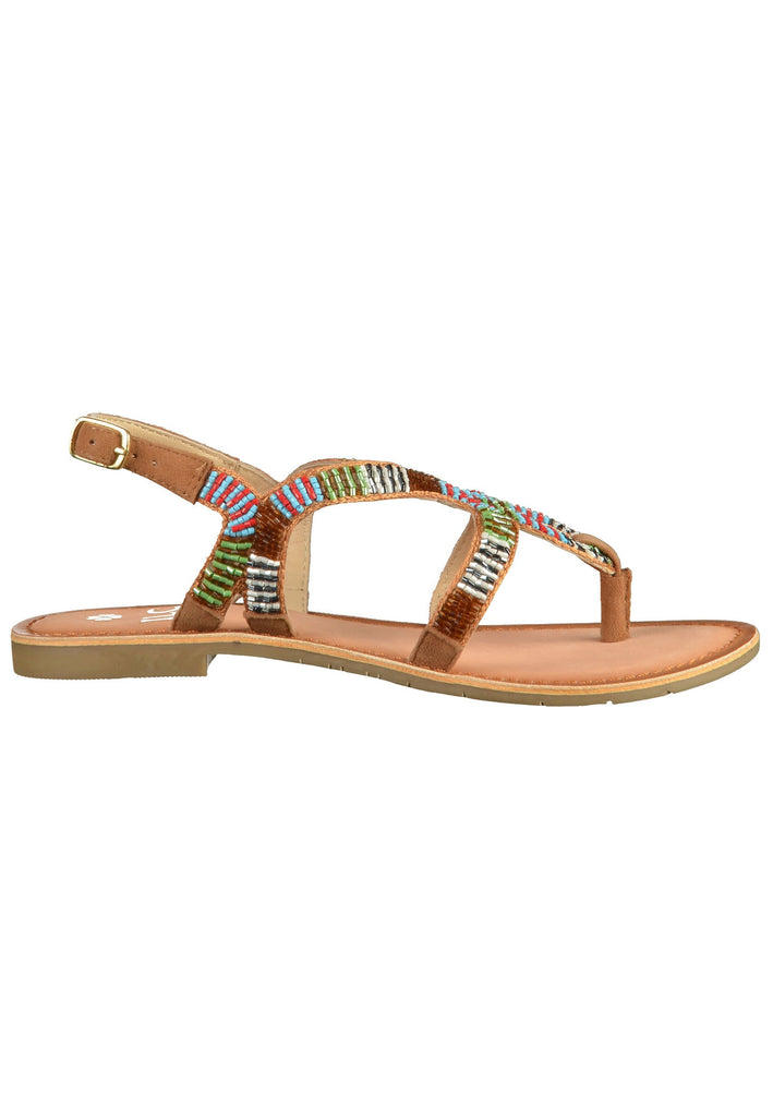 ILC Sandalen Leder/Textil Camel - surf4shoes