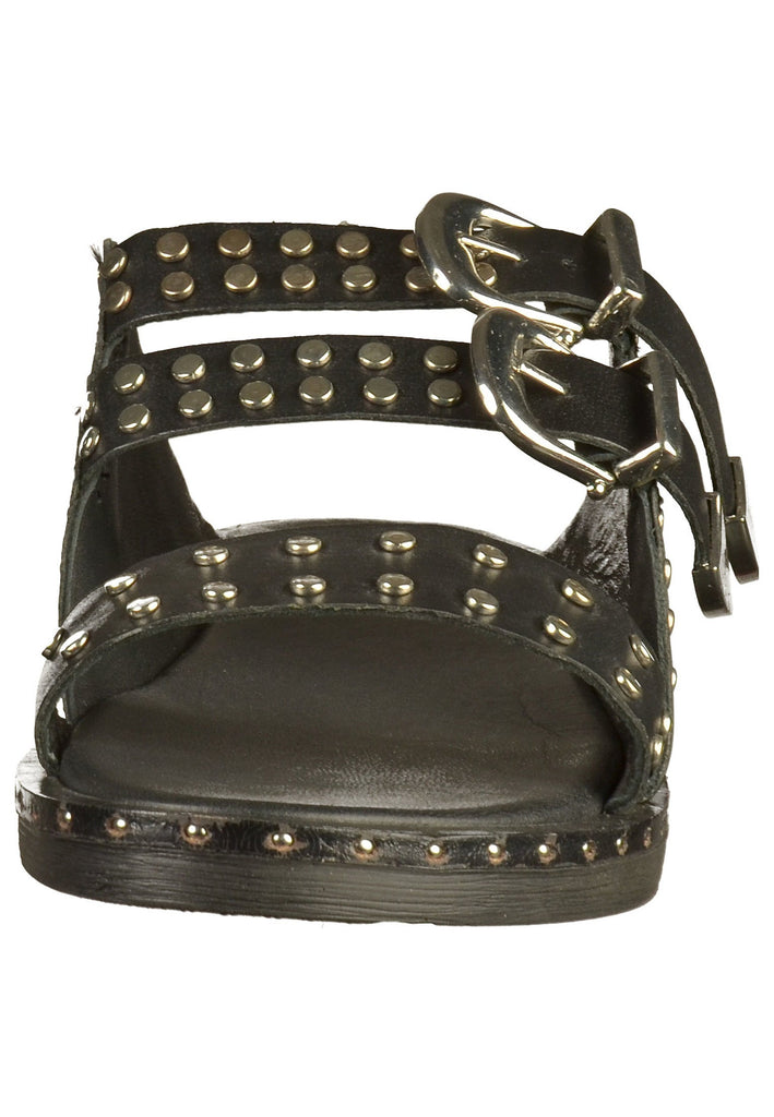 ILC Pantoletten Leder Schwarz - surf4shoes