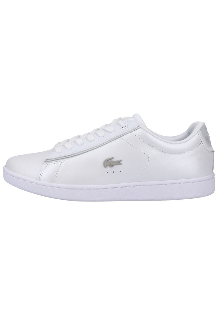 Lacoste Sneaker Leder Weiß/Hellgrau - surf4shoes