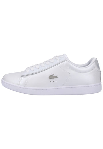 Lacoste Sneaker Leder Weiß/Hellgrau - surf4shoes
