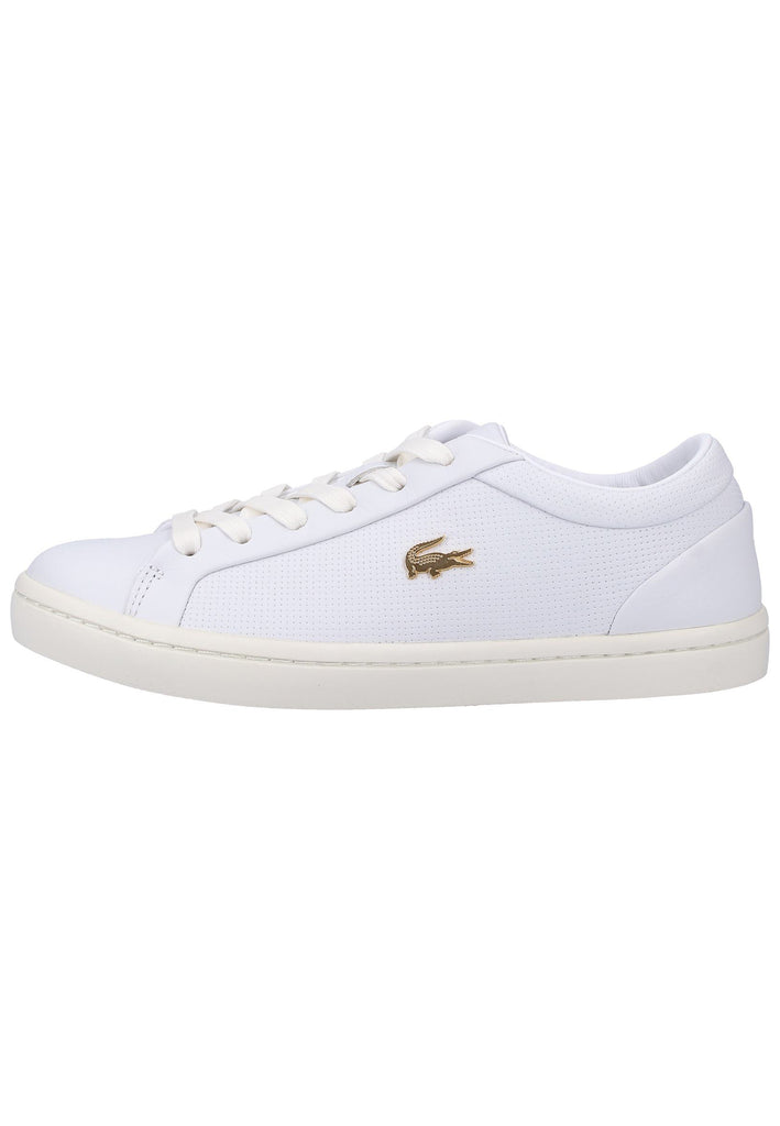 Lacoste Sneaker Nappaleder Weiß - surf4shoes
