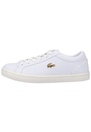 Lacoste Sneaker Nappaleder Weiß - surf4shoes