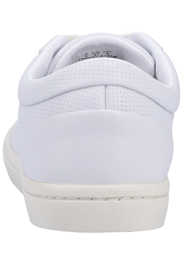 Lacoste Sneaker Nappaleder Weiß - surf4shoes