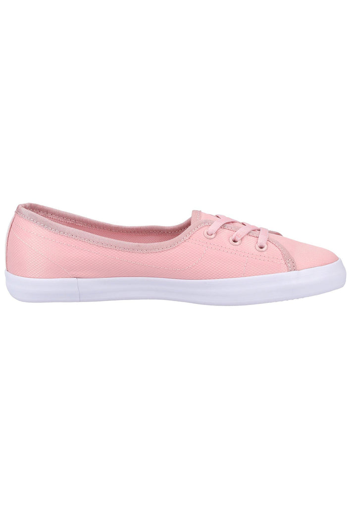 Lacoste Ballerinas Textil Pink/Weiß - surf4shoes