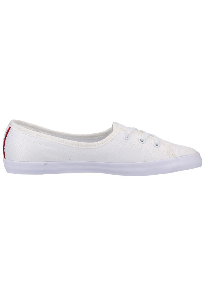 Lacoste Ballerinas Textil Weiß - surf4shoes