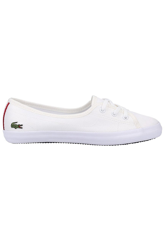 Lacoste Ballerinas Textil Weiß - surf4shoes