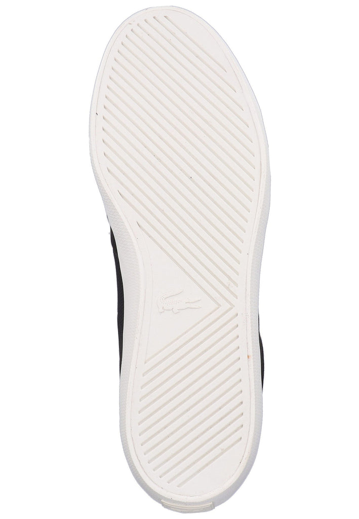 Lacoste Sneaker Leder/Textil Schwarz/Weiß - surf4shoes