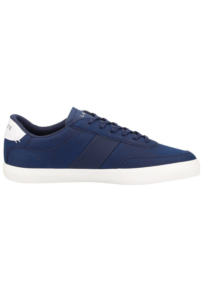 Lacoste Sneaker Leder/Textil Blau/Weiß - surf4shoes
