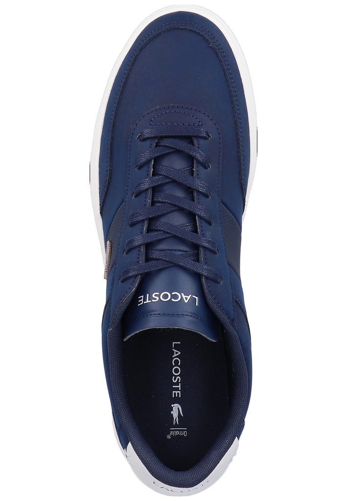 Lacoste Sneaker Leder/Textil Blau/Weiß - surf4shoes
