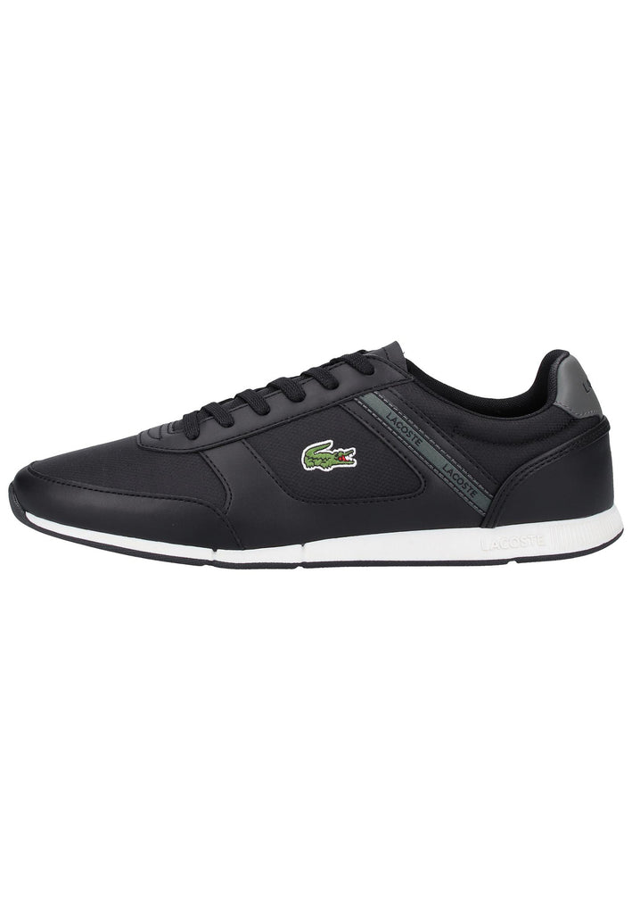 Lacoste Sneaker Lederimitat/Textil Schwarz/Grau - surf4shoes