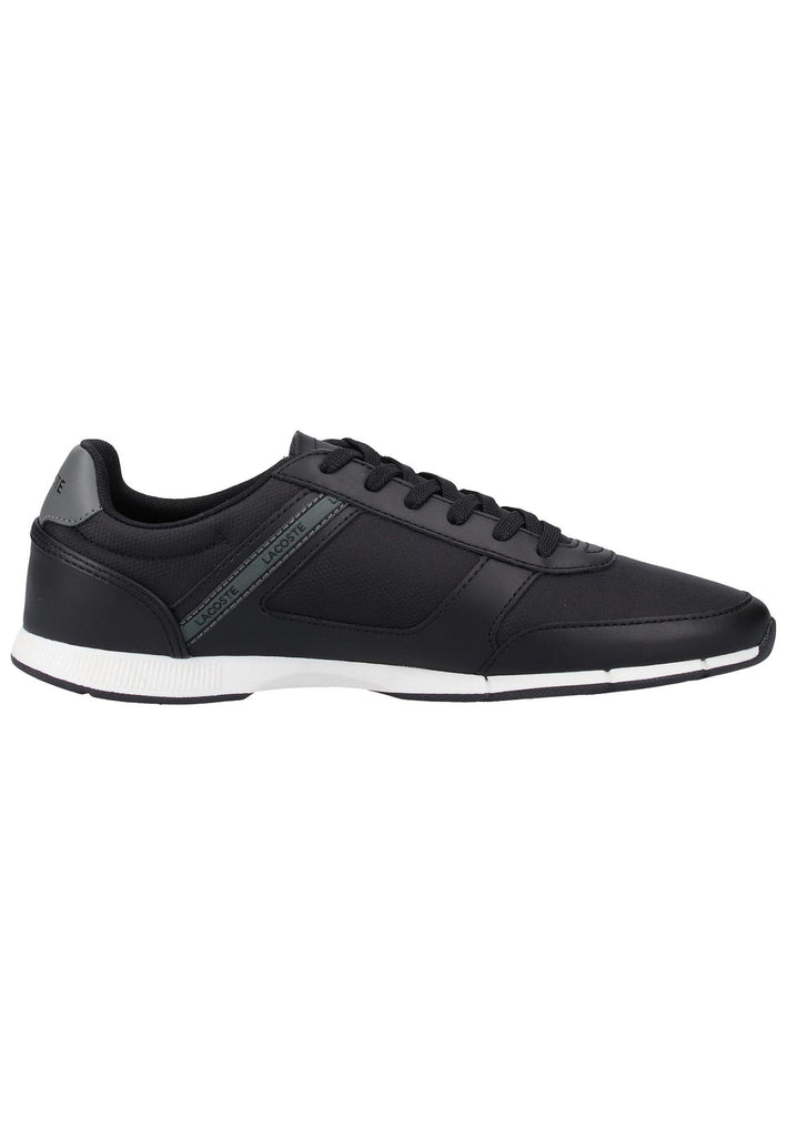 Lacoste Sneaker Lederimitat/Textil Schwarz/Grau - surf4shoes