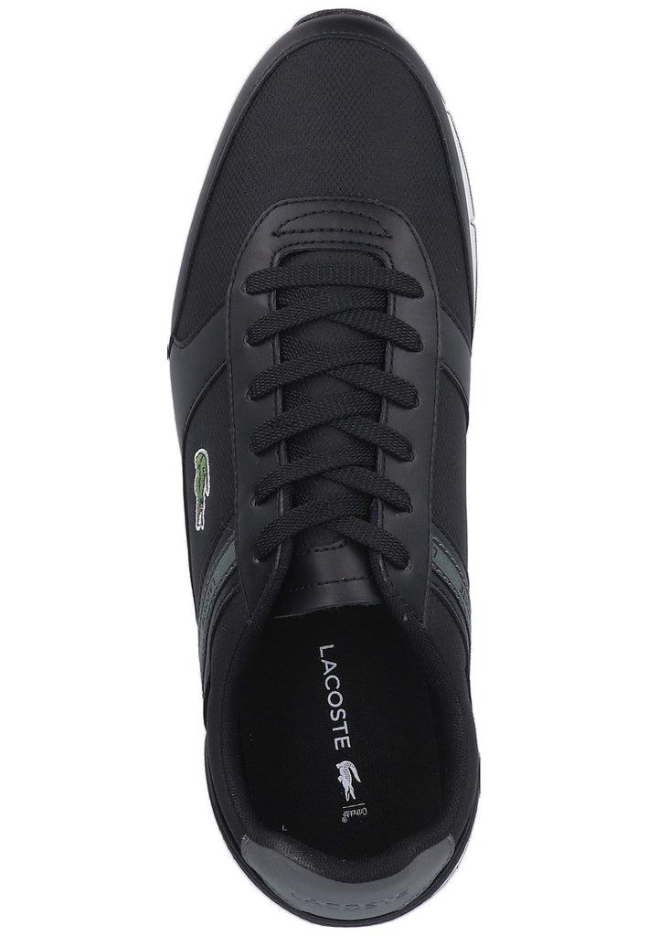 Lacoste Sneaker Lederimitat/Textil Schwarz/Grau - surf4shoes