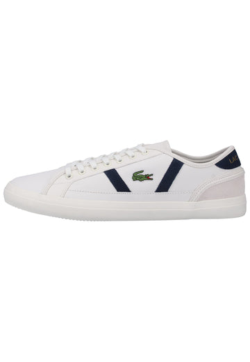 Lacoste Sneaker Nappaleder Weiß - surf4shoes