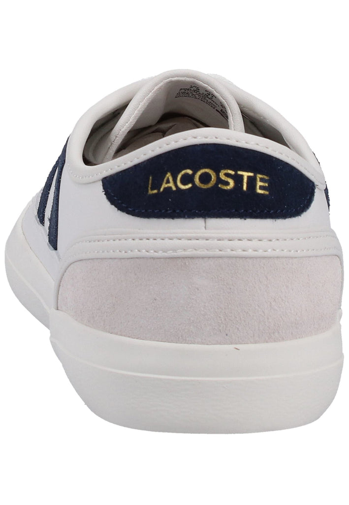 Lacoste Sneaker Nappaleder Weiß - surf4shoes