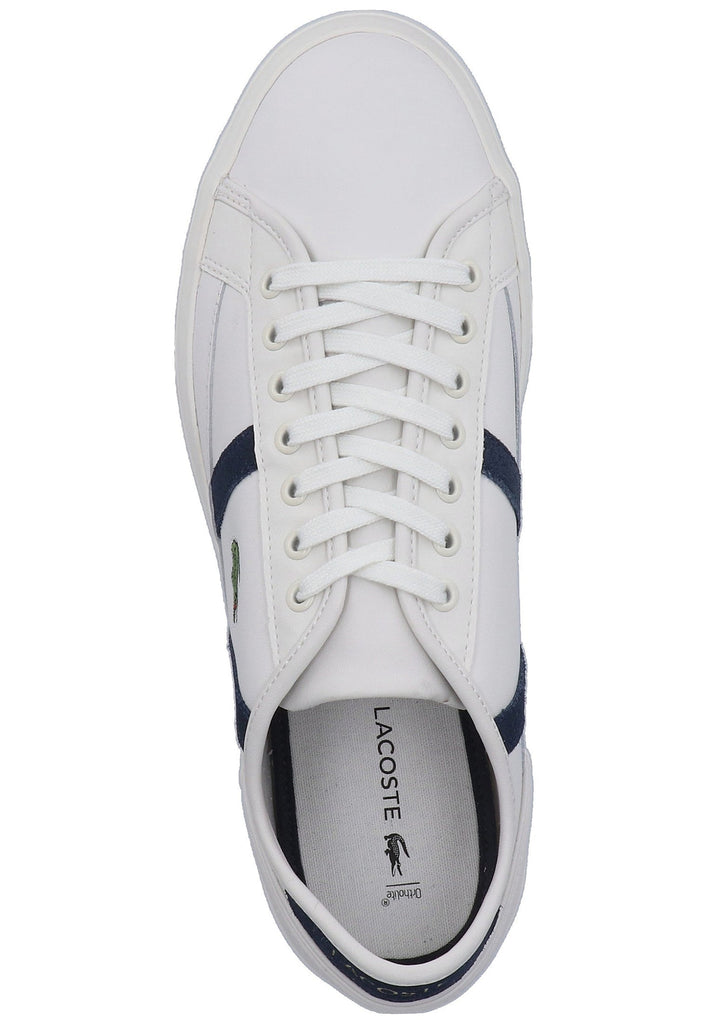Lacoste Sneaker Nappaleder Weiß - surf4shoes