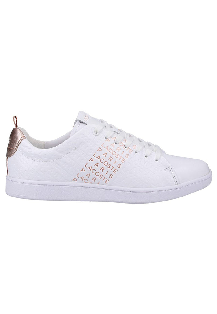 Lacoste Sneaker Leder Weiß/Pink - surf4shoes