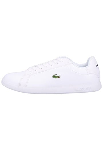Lacoste Sneaker Leder/Textil Weiß - surf4shoes