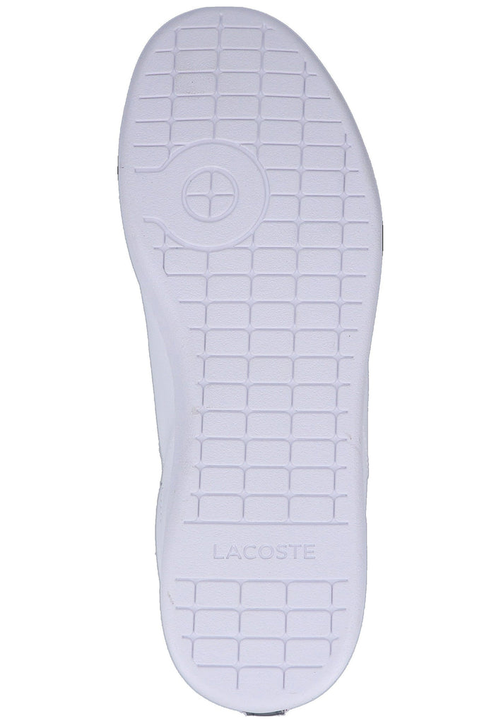 Lacoste Sneaker Leder Weiß/Blau - surf4shoes