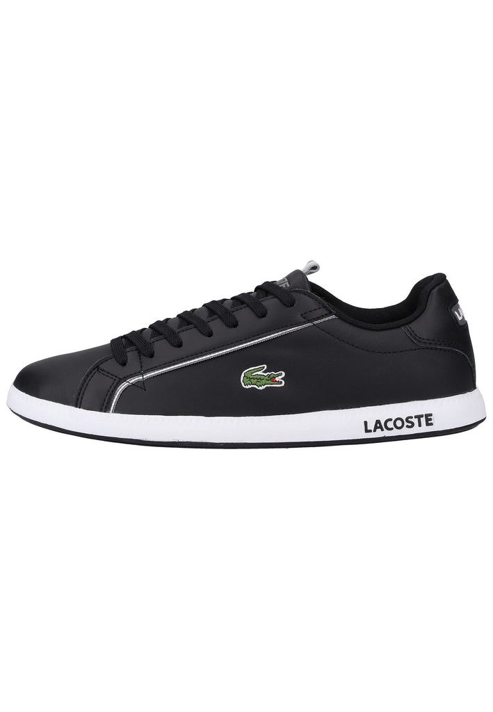 Lacoste Sneaker Leder/Textil Schwarz/Grau - surf4shoes