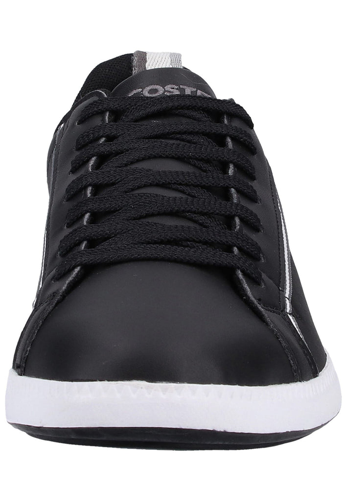 Lacoste Sneaker Leder/Textil Schwarz/Grau - surf4shoes