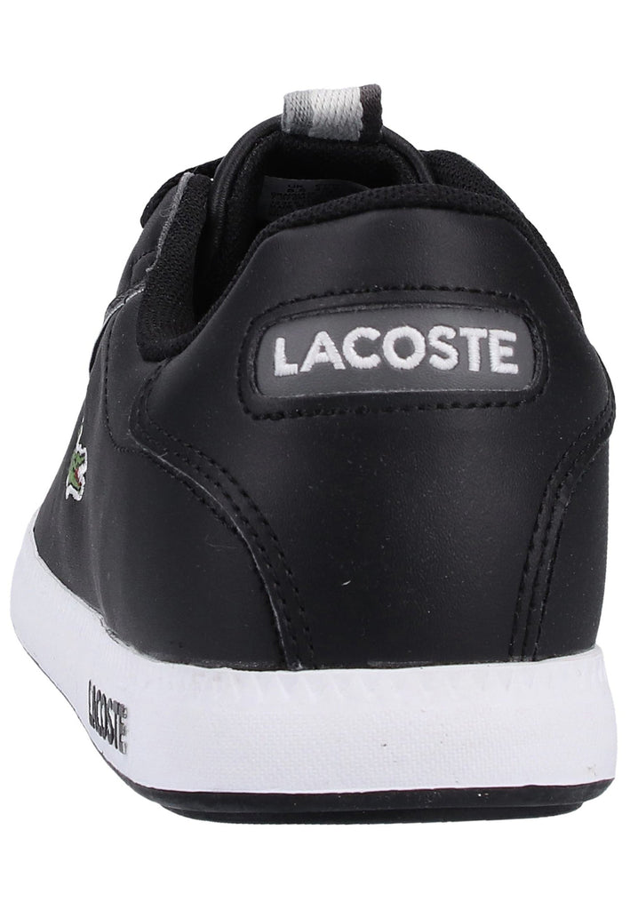 Lacoste Sneaker Leder/Textil Schwarz/Grau - surf4shoes