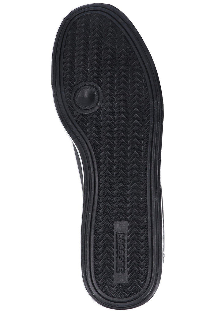 Lacoste Sneaker Leder/Textil Schwarz/Grau - surf4shoes