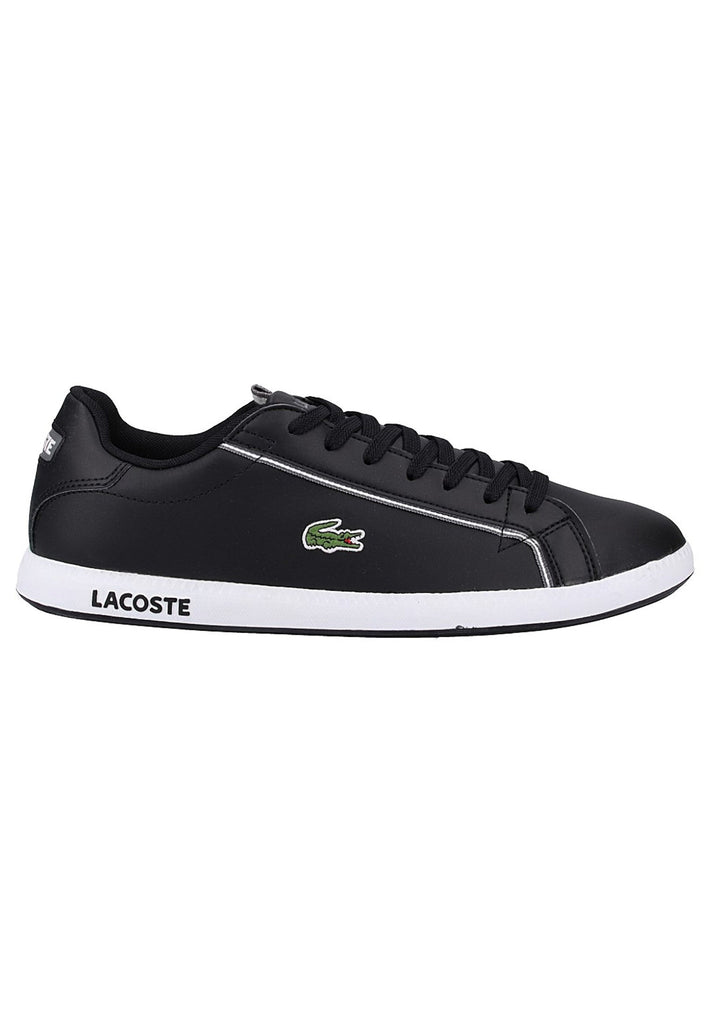 Lacoste Sneaker Leder/Textil Schwarz/Grau - surf4shoes