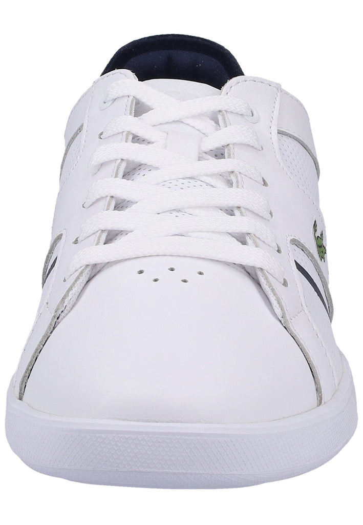 Lacoste Sneaker Leder/Textil Weiß/Blau - surf4shoes