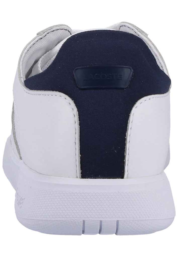 Lacoste Sneaker Leder/Textil Weiß/Blau - surf4shoes