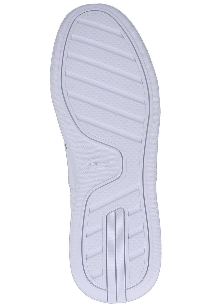Lacoste Sneaker Leder/Textil Weiß/Blau - surf4shoes