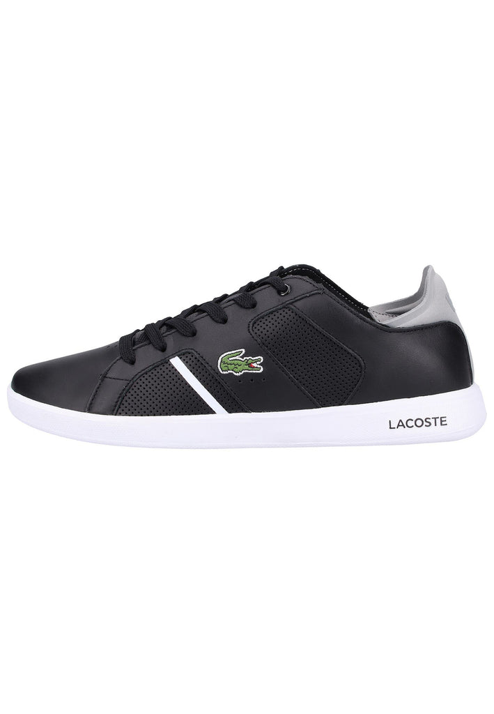 Lacoste Sneaker Leder/Textil Schwarz/Grau - surf4shoes