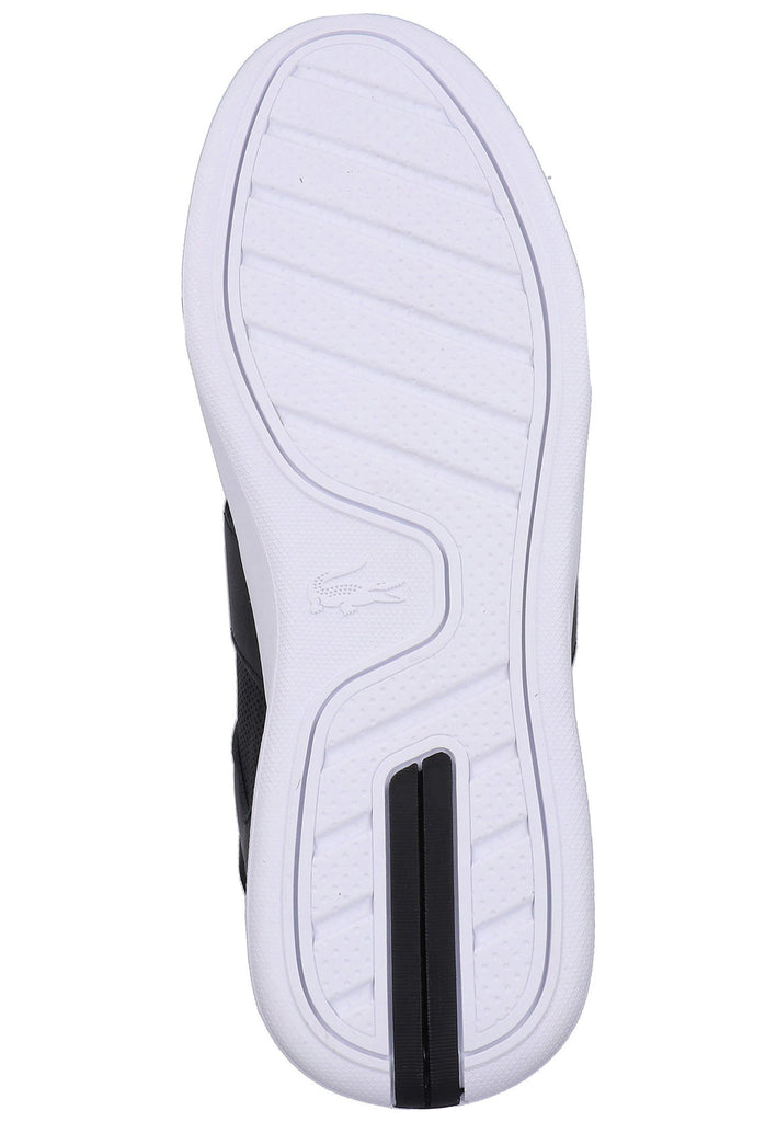 Lacoste Sneaker Leder/Textil Schwarz/Grau - surf4shoes