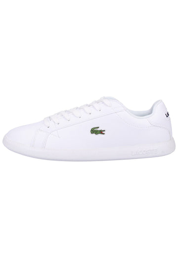 Lacoste Sneaker Leder/Textil Weiß - surf4shoes