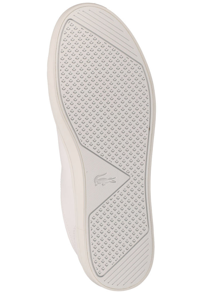 Lacoste Sneaker Leder Weiß - surf4shoes