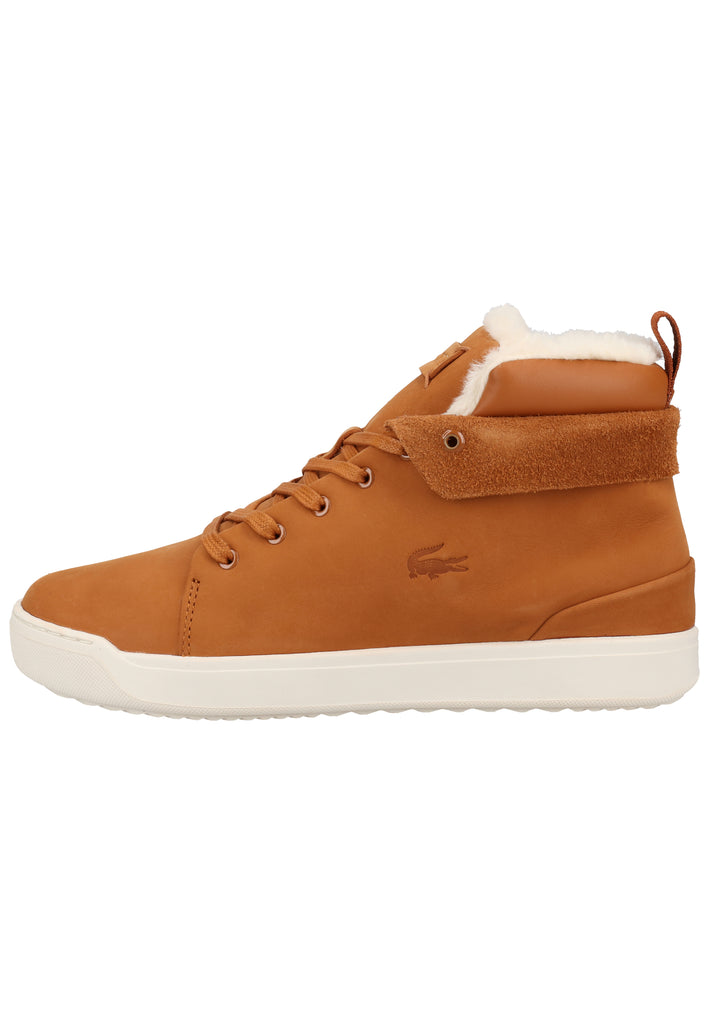 Lacoste Sneaker Nubukleder Braun Warmfutter - surf4shoes