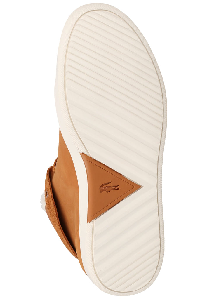 Lacoste Sneaker Nubukleder Braun Warmfutter - surf4shoes
