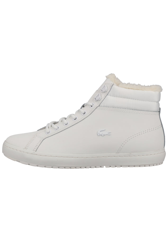 Lacoste Sneaker Leder Weiß Warmfutter - surf4shoes