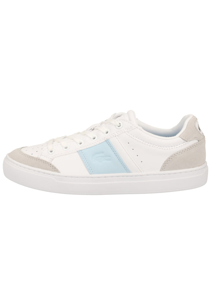Lacoste Sneaker Lederimitat Weiß - surf4shoes
