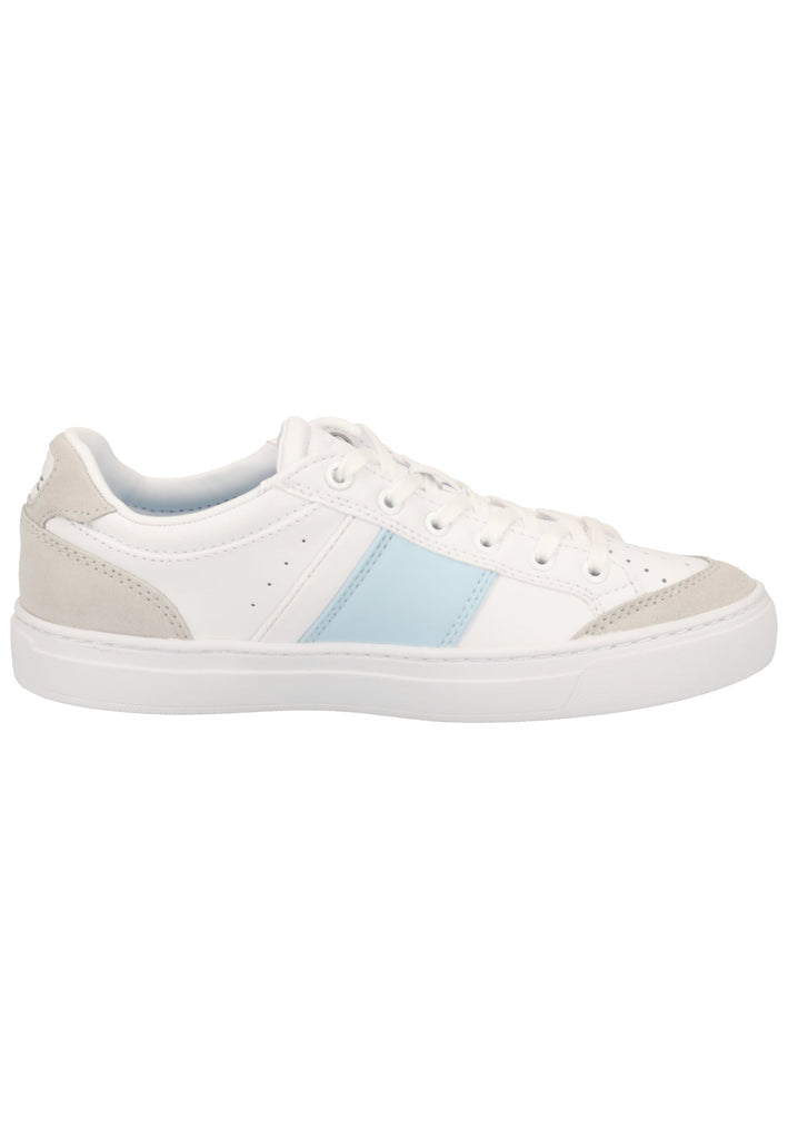 Lacoste Sneaker Lederimitat Weiß - surf4shoes