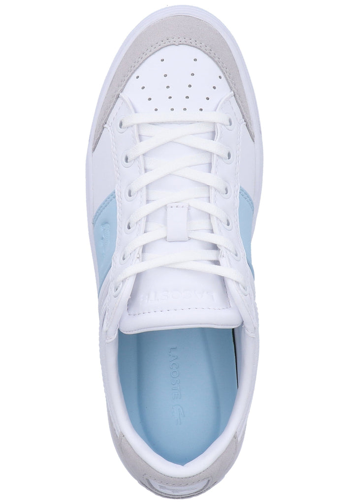 Lacoste Sneaker Lederimitat Weiß - surf4shoes