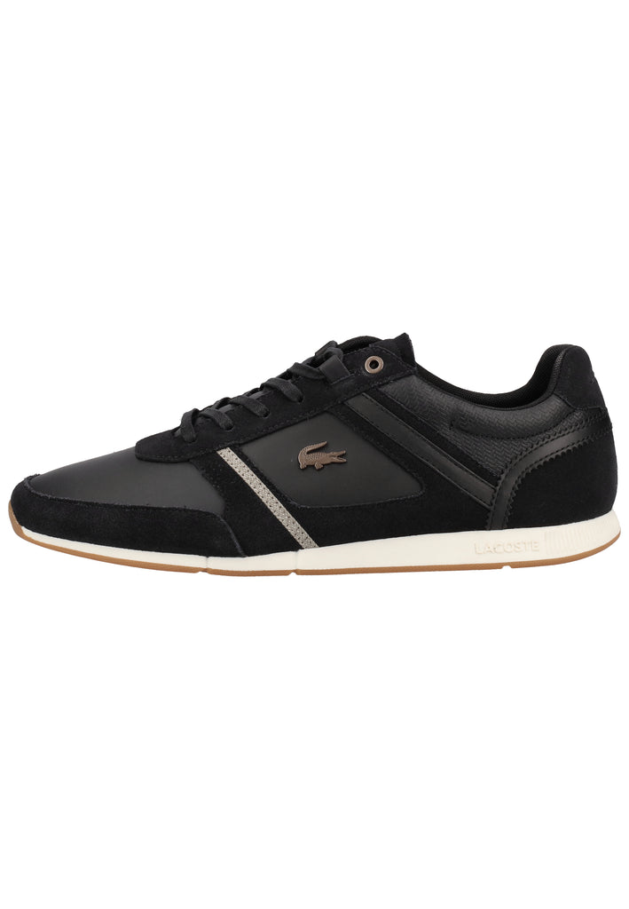 Lacoste Sneaker Veloursleder Schwarz - surf4shoes