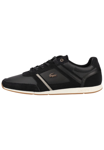 Lacoste Sneaker Veloursleder Schwarz - surf4shoes