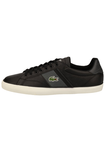 Lacoste Sneaker Leder Schwarz - surf4shoes