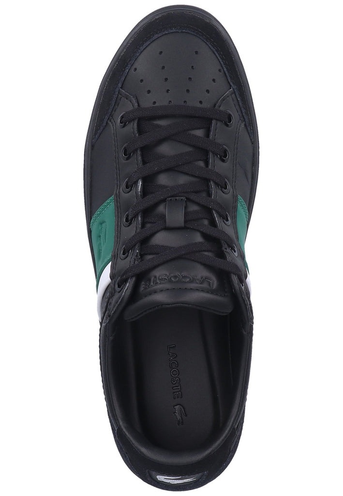Lacoste Sneaker Leder Schwarz/Grün - surf4shoes