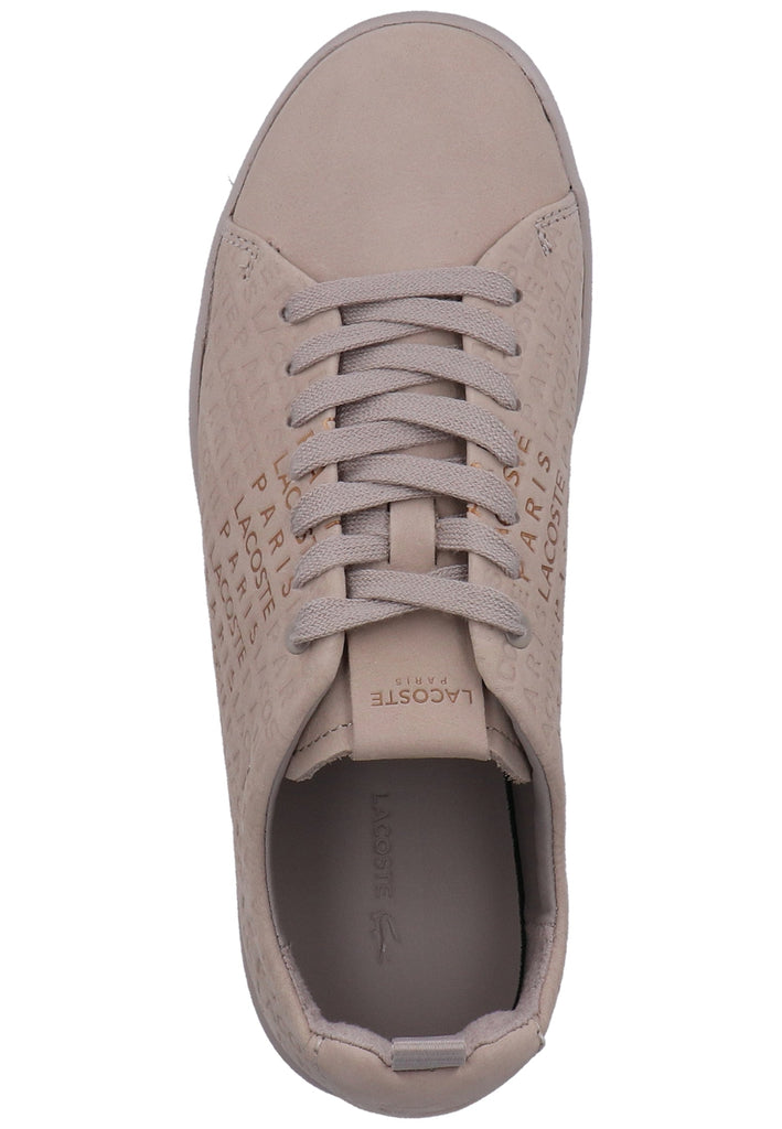 Lacoste Sneaker Nubukleder Grau - surf4shoes