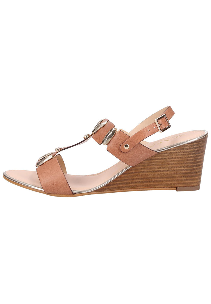 Scapa Sandalen Leder Cognac - surf4shoes