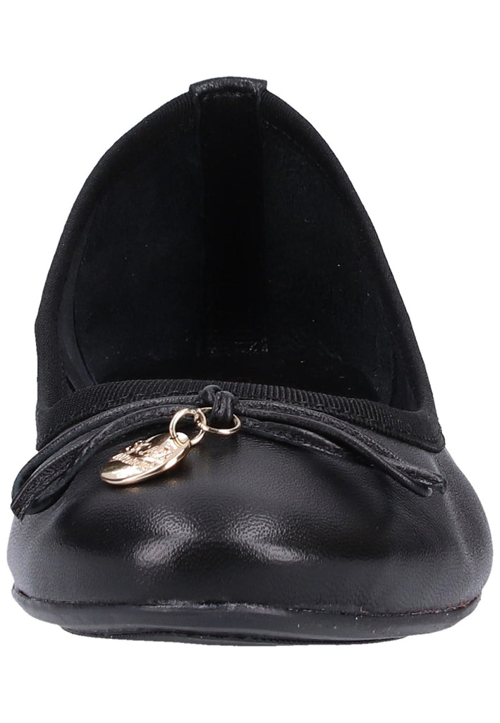 Scapa Ballerinas Leder Schwarz - surf4shoes
