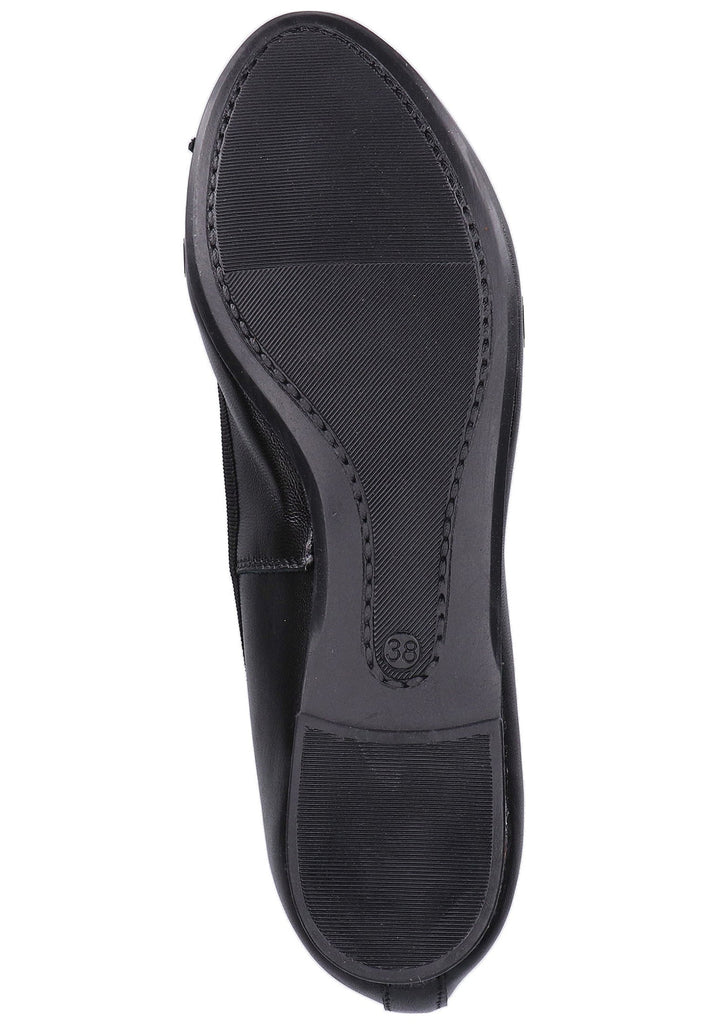 Scapa Ballerinas Leder Schwarz - surf4shoes